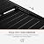 Grand patio 7-Piece Patio Dining Set for 6, 6 E-Coated Outdoor Dining Set Swivel Patio Dining Chairs with Olefin Cushions & 1 Black Extendable Rectangular Faux Woodgrain Table for 4-6 Person
