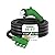 RVGUARD 50 Amp 15 Foot RV Power Cord with 135 Degree, 14-50P to SS2-50R Generator Extension Cord, Heavy Duty STW Cord with LED Power Indicator, Green, ETL Listed