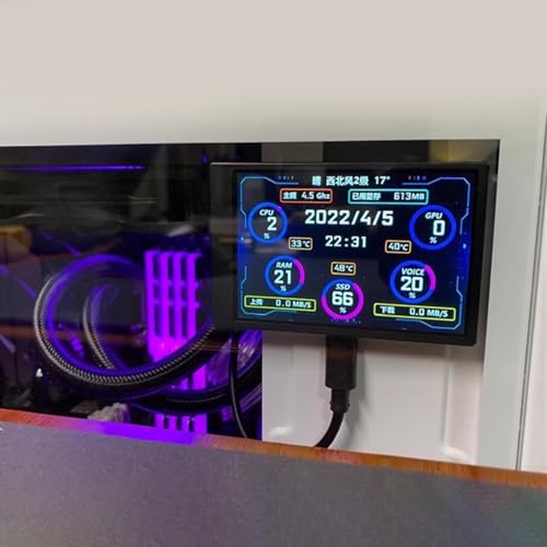 Image of 3.5Inch Type C Portable Secondary Display Dynamic Wide Viewing Small Monitor for Multifunction