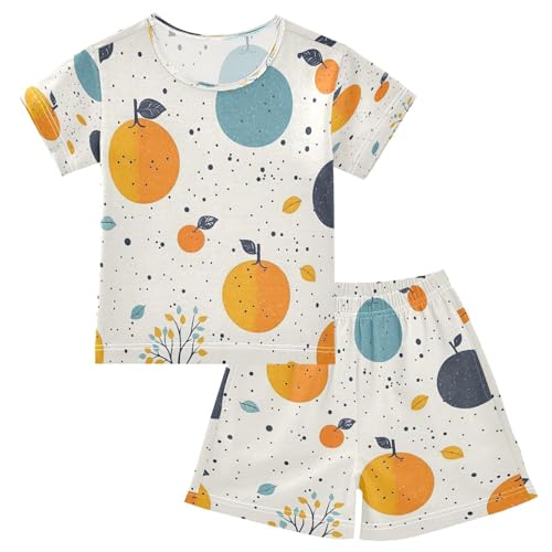 senya Short Sleeve Pajamas Sets Summer Cotton Sleepwear Blue Grey Orange