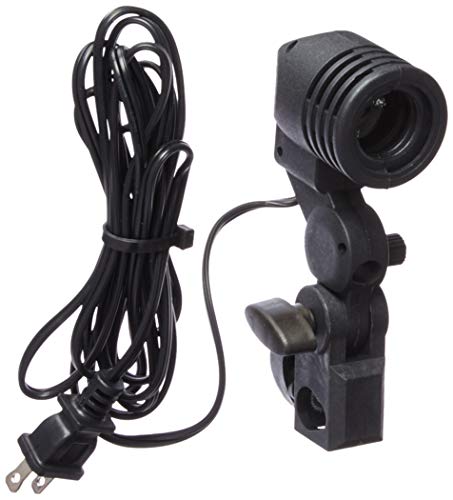 CowboyStudio AC Socket & Cord Set with Umbrella Holder and Light Stand Mount
