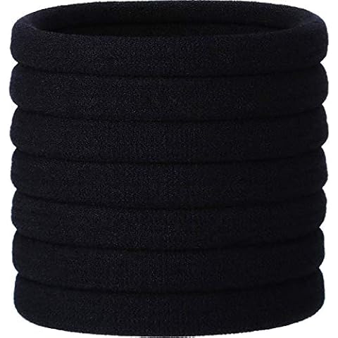 EBOOT 20 Large Cotton Hair Ties for Thick Hair Cover