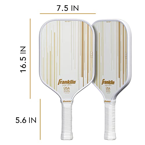 Franklin Sports Signature Series Pro USAPA Pickleball Paddle - 16mm - Gold - image 2