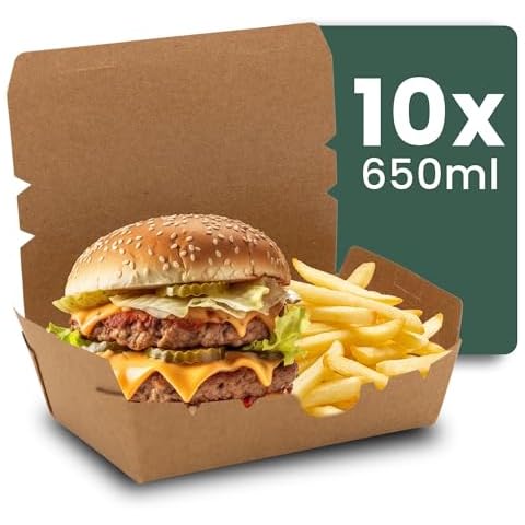 Kraft Paper Food Containers - Eco-Friendly Takeaway Boxes Cover