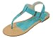 Women's T-Strap Gladiator Flats Sandals