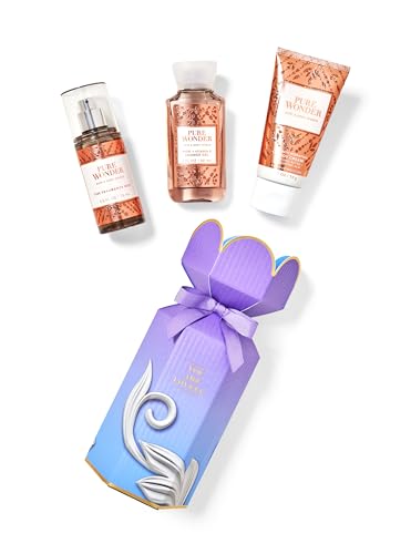 Image of Bath & Body Works Pure Wonder Mini Gift Box Set (Pink 3 Pack)
