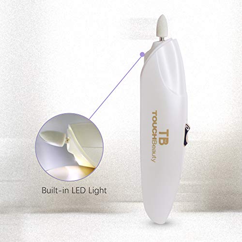 TOUCHBeauty Elektrische Nagelfeile Maniküre und Pediküre Set 10 in 1 Nagelbohrer mit LED Licht Nagelpuffer Polierer… – Bild 7