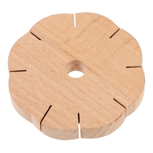 KONTONTY DIY Knitted Tool Wooden Bracelet Knitter Satin Cord for Jewelry Braided Cord Tool Rope Knitter for Beginners