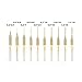 HUHAO 10pcs Micro Drill Bits Set, 0.2mm-1.1mm, 1/8