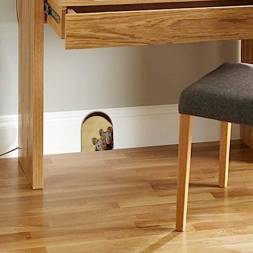 Jieswmy 3D Mouse Hole Realistic Wall Sticker,Mouse In A Hole Wall Decal Fun Art,Home Decor,Vinyl,For Living Room Nursery Bedroom Kids Room Wall Decoration thumb #3