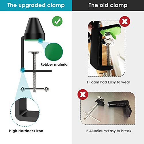 YOUSHARES Soporte de Micrófono para Rode PodMic, PodMic USB: Brazo de Micrófono Profesional con Filtro Antipop y Clip de Escritorio Resistente, Ideal para Podcasting, Transmisión en Vivo - imagen 4