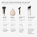 Haleys Beauty Kabuki Foundation Brush For Applying Powder, Foundation, Bronzer, Blush, and Mineral Make up, Soft Bristles, Seamless Blending, Makeup Brushes Essential, Vegan & Cruelty Free