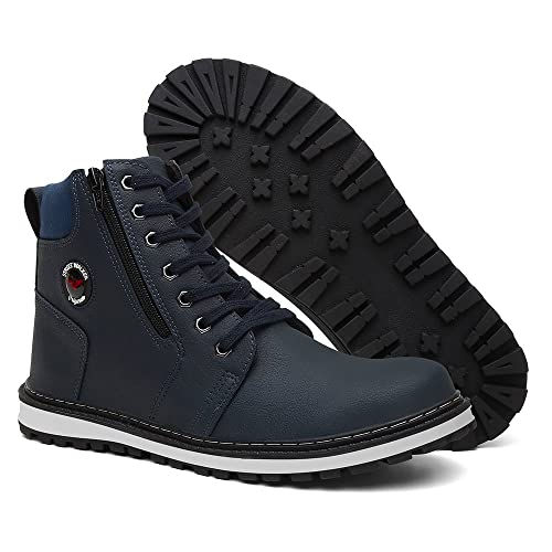 Coturno Masculino Zíper Adventure Estilo e Conforto - Marinho/41