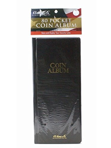 Cartera para monedas HE Harris con 80 bolsillos miniatura 1