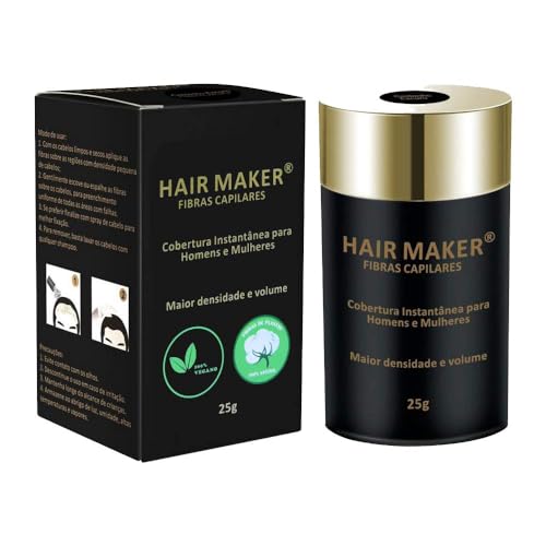 Hair Maker Fibras Capilares - Castanho Escuro, Hair Maker
