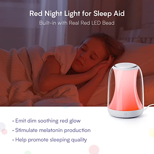 Hotmoon Baby Night Light With White Noise Machine For Adults Kids, Touch Nursery Lamp, Soothing Sounds Lullaby Sleeping Light For Mom Breastfeeding Care, Baby Essentials For Newborn, Remote Control #TOP4