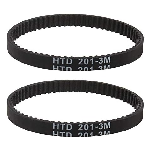2 Correas Dentadas HTD3M-201 6,5mm 1912918700 para Aspiradora VAX Mach Air Cover
