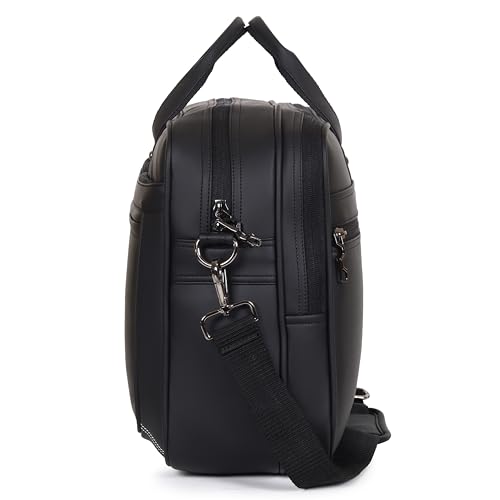 Image of HOT SHOT EXECUTIVE 2001|LEATHER MESSANGER BAG|LAPTOP MESSAMGER BAG|LAPTOP SLING BAG|OFFICE BAG|SHOULDER BAG|15.6 INCH|WATER RESISTANT |20 L LAPTOP BAG FOR MEN & WOMEN