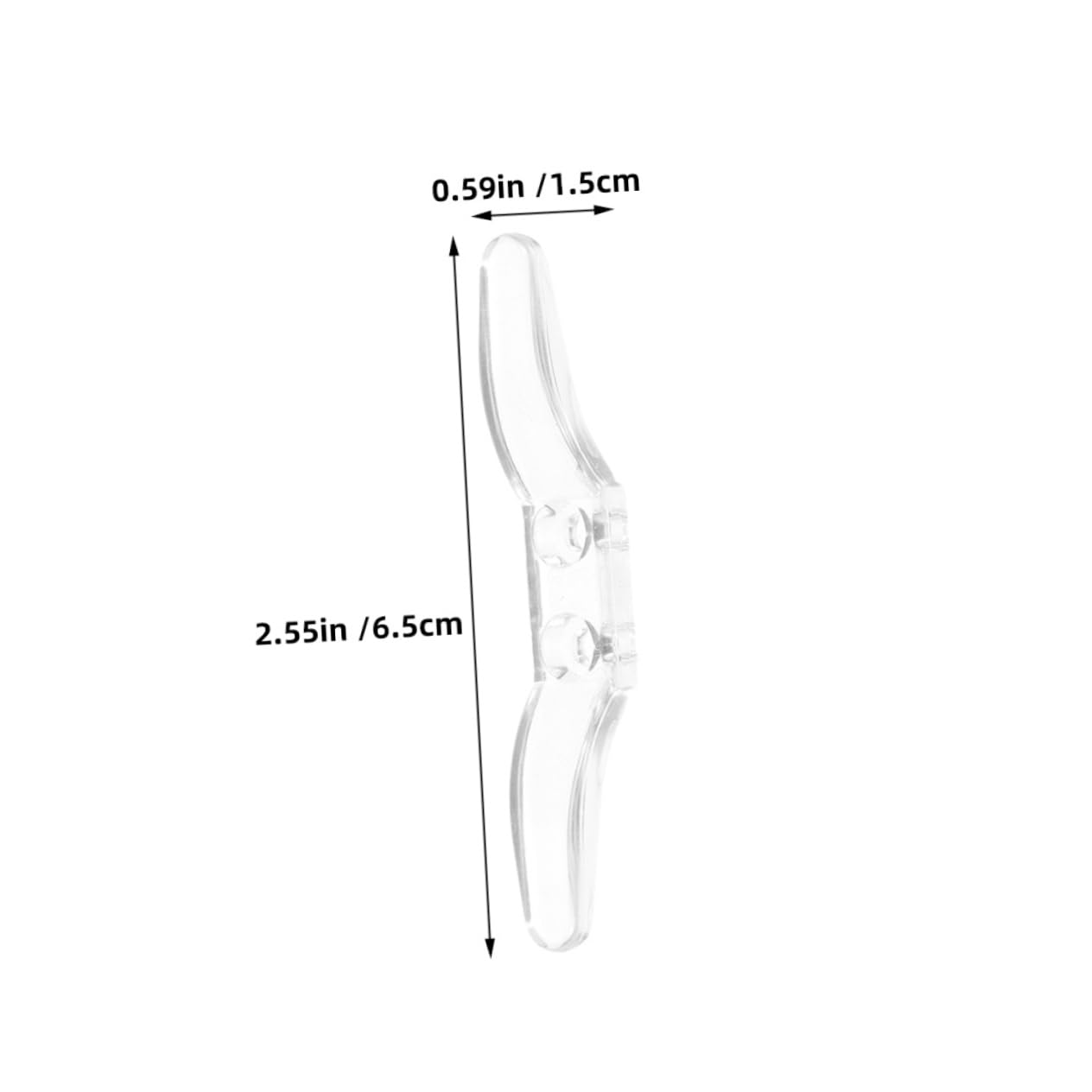 Cabilock 10PCS Transparent Window Blind Cord Cleats Hooks for Curtain and Blinds Cord Management and Organization for Home and Office Use