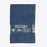 Paño de cocina de rizo 100% algodón y densidad de 400gsm, con detalles en jacquard. Suave y absorbente, en colores resistentes a los