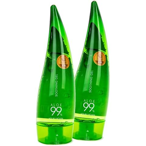 Holika Holika Soothing Aloe Vera Gel 99% (Pack of 2 x250 ml) Cover