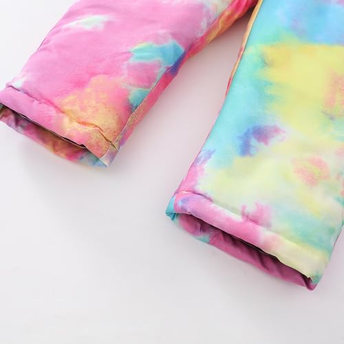 BILIKEYU Boys Girls Camouflage Skiwear Jumpsuits Long Sleeve Botton up Color Block Thicken Winter Warm Hooded3