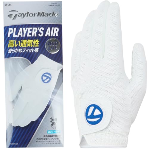 TaylorMade Players Air Gloves White Size 24 Mens Golf Gloves 25SS UN801