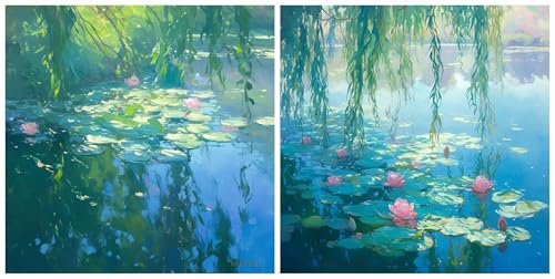 Peinture diamant fleurs 5D x2 : kit complet broderie strass 90x90cm pour adulte