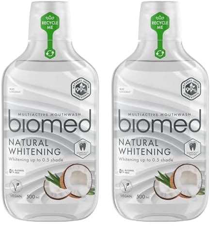 Biomed SUPERWHITE enjuague 500ml (Paquete de 2)