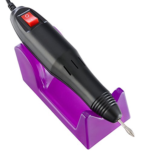 Sina Elektrische Nagelfeile | Elektrische Nagelfräser | inkl. 6tlg. Bit-und Mandrel-Set + 30 Diamantfräser | 2… – Bild 5
