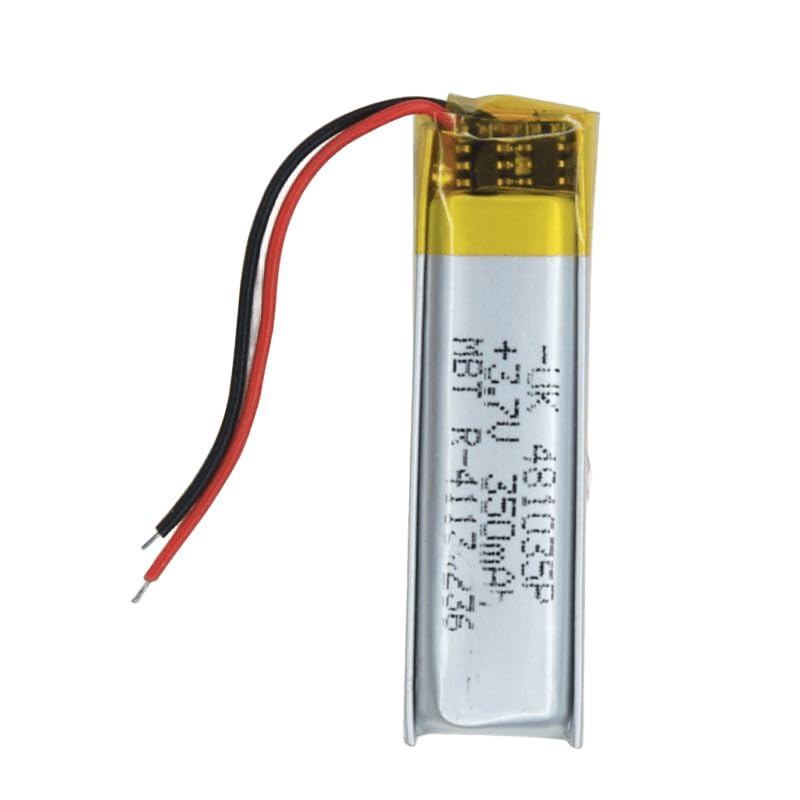 350mAh 3.7V Single Cell Rechargeable LiPo Battery Pack of 1-image-13