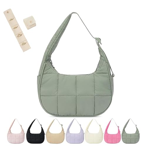 for Bloomr Purse, Bloomr Bag-Soft/Light, Puffer Crescent Shoulder Handbags, Adjustable Crossbody Bags for Women