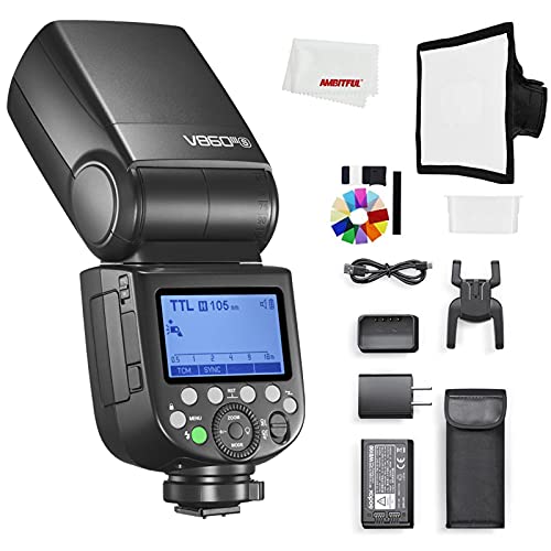 Godox V860III-S Speedlite Light,E-TTL ll autoflash and Manual Flash, 2.4G High-Speed Sync,7.2V/2600mAh Li-ion Battery Camera Flash Speedlite Light Compatible for Sony Cameras Godox V860III-S Speedlite Light,E-TTL ll autoflash and Manual Flash, 2.4G High-Speed Sync,7.2V/2600mAh Li-ion Battery Camera Flash Speedlite Light Compatible for Sony Cameras