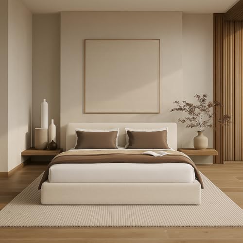 Cloud Bed Washable Unzippable Upholstered Soft Foam - RH- Square