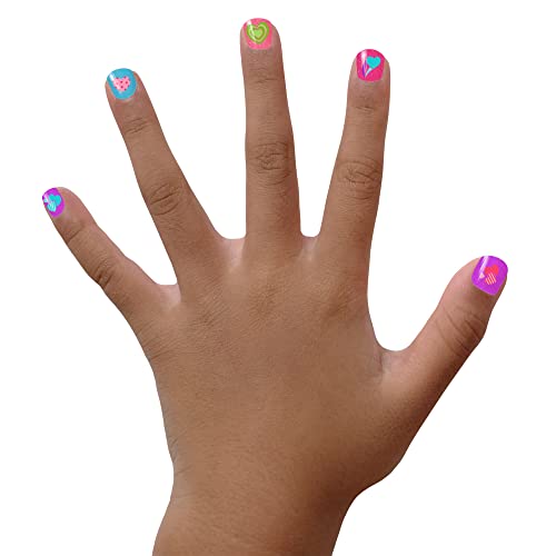 Piggy Paint | 100% Non-Toxic Girls Nail Polish | Safe, Cruelty-Free, Vegan, & Low Odor For Kids | Birthday Cake Shake Set (4 Polish + Nail Art Gift Set) #TOP3
