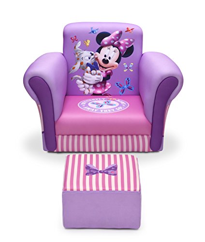 Delta Children Upholstered Chair With Ottoman, Disney Minnie Mouse #TOP1