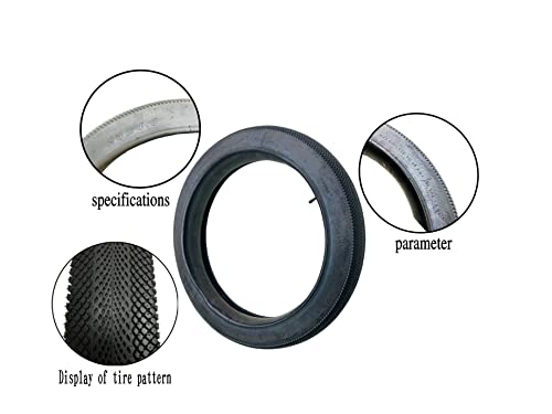 Tyres+Tubes+Tires Snow Fat Bicycle Wheels Tyre Beach Bicycle Wheels Pair Of Fat Bike 20X4.0，Multi Compound Fat Tire,4 Inch Wide Tire With Inner Tubes (Qty 2) (20) #TOP3