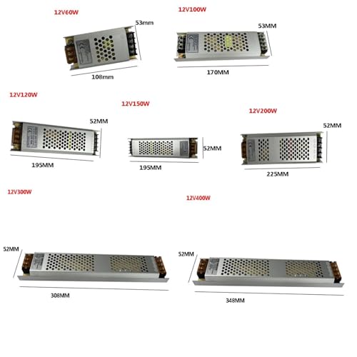 Alimentation à découpage 12V pour ruban LED de salon et cuisine