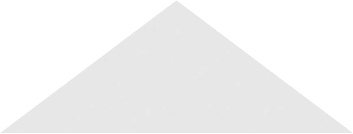 Ekena Millwork GVPTR32X1601SN Triangle Surface Mount PVC Gable Vent, Factory Primed White