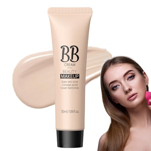 Cream Hydrating BB Hydrating, BB Cream Beauty Makeup, 30 Ml Primer Hydratant Teinté, Crème Hydratante Et Couverture Ultime Durable Pour Les Types De Peau