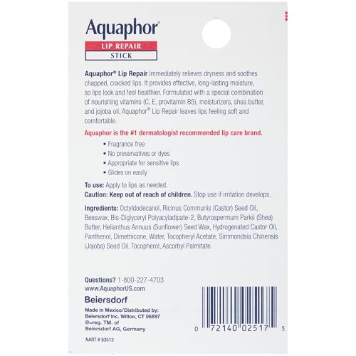 Aquaphor Lip Balm Set, Repair and Protect, 4 Lip Products Total - image 8