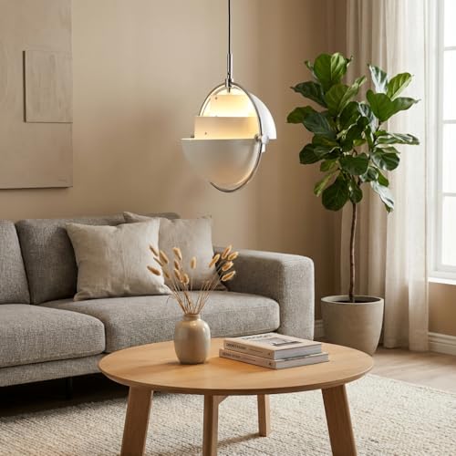 Lámpara colgante industrial moderna de metal minimalista para dormitorio