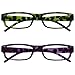 Produktbild Die Lesebrille Unternehmen Grün & Lila Schildpatt Leicht Leser Wert 2er-Pack Herren Frauen RR32-65 +1,50