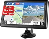 car GPS Navigation Truck RV, GPS Navigator with 9 inch, 2024 Maps (Free Lifetime Updates), Truck GPS Commercial Drivers, Semi Trucker GPS Navigation System, Custom Truck Routing