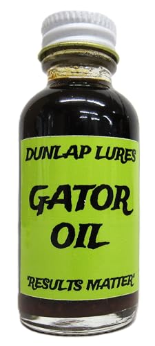 Dunlap's Gator Oil Predator Lure/Ingredient - Dunlap Lures Trapping Supplies 1 Ounce Bottle