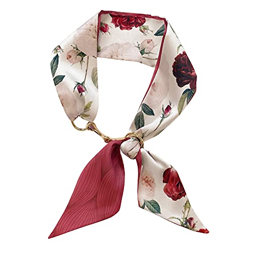 Fashion Bag Handbag Handle Ribbon Scarf Polka Dot Printing Neckerchief Scarf2