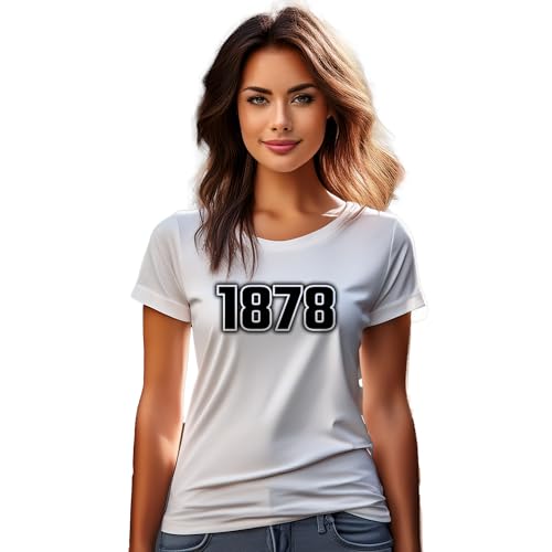 T-shirt 1878 femme blanc idéal pour un look décontracté chic