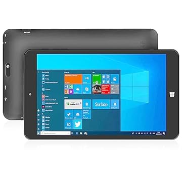 SZTPSLS Tablets Windows 10, CPU Quad Core 64 Gb Armazenamento 128 Gb Expandir Pc Windows Tablet Computer, 1280 X 800 Ips Hd Touchscreen, Wifi, Bateria 4000Mah, Bluetooth 4.0