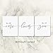 Set of 3, All of Me Loves All of You Print Quote, Bedroom Print Set, Minimalist Wall Art, Bedroom Poster, Above Bed Artwork, Home Decor,11x14inch Unframed