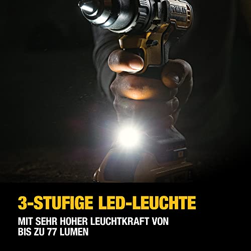 DEWALT Schroef en Klopboormachine 18V XR Brushless in TSTAK koffer (Inclusief 2x 2,0Ah accu's) DCD796D2-QW - Afbeelding 7